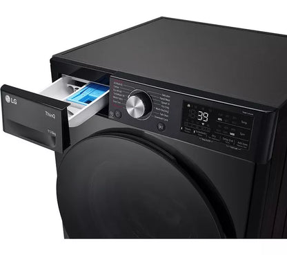 LG Turbowash360 FWY916BBTN1 WiFi-enabled 11 kg Washer Dryer - Black