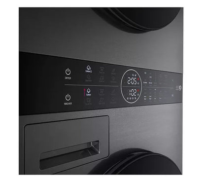 Lavadora secadora LG WashTower WT1210BBTN1 de 12 kg con WiFi