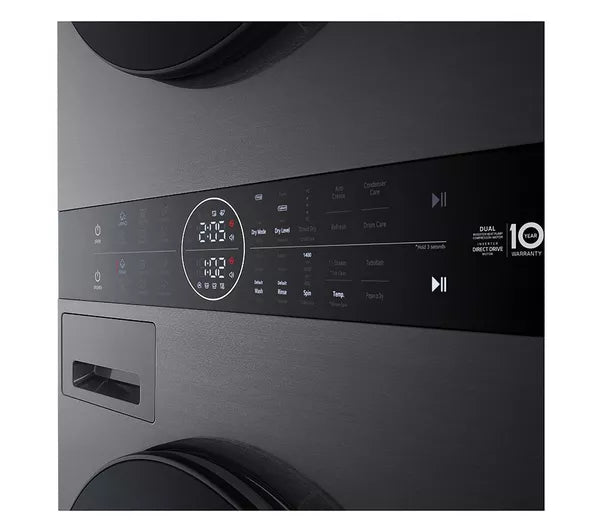 Lavadora secadora LG WashTower WT1210BBTN1 de 12 kg con WiFi