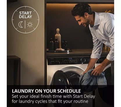 Máquina de lavar roupa HAIER I Pro Series 7 Plus HW100 com WiFi, 10 kg, 1400 centrifugações