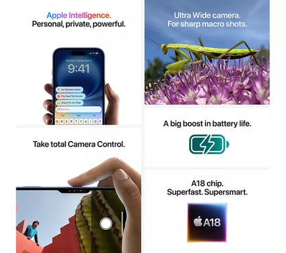 Apple iPhone 16 - ¡Nuevo lanzamiento! (2025)