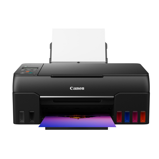 Impressora fotográfica jato de tinta Canon PIXMA G650 sem fio 3 em 1 recarregável MegaTank