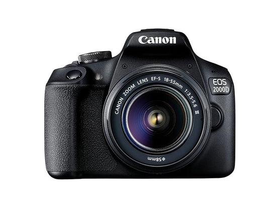 Canon EOS 2000D + Lente EF-S 18-55mm III