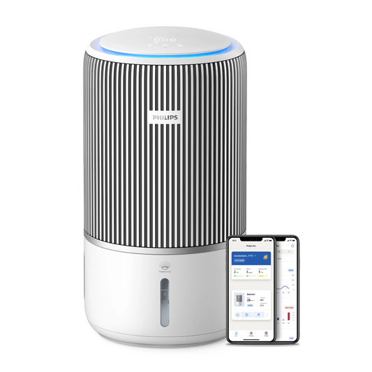 Philips PureProtect Water 3400 Series Smart 2 em 1 Purificador de ar e umidificador